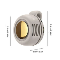 Mini Bladeless Clip-On Fan – Quiet USB Rechargeable Cooling